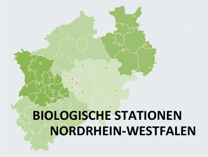 Foto: Karte Biostationen NRW